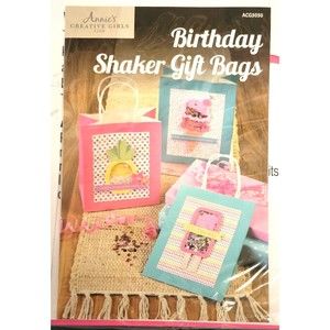 Annie's Creative Girls Club Birthday Shaker Gift Bags ACG3050